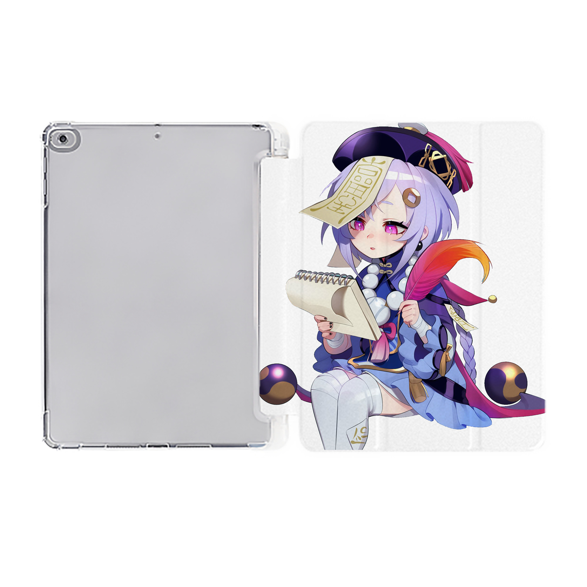 げんし神 七七 なな  genshin Nana IPad ケース ペン収納付き 三つ折りスタンド PUレザー×シリコン 対応機種9.5/10.5/10.9インチ